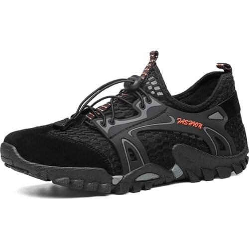 Summer Breathable Hiking shoes Men trekking shoes Outdoor sport climbing walking shoes Quick Dry Shoes Size 38-46 zapatos hombre