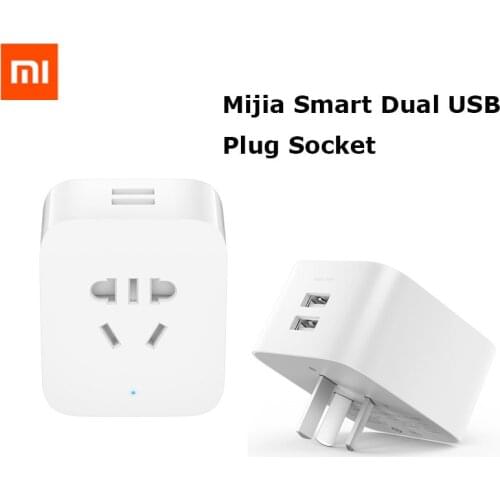 Smart Plug Socket Enhanced Dual USB Fast Charger ZigBee/Basic Socket No USB Wireless WiFi Mi Home APP Control H25 Xiaomi Mijia