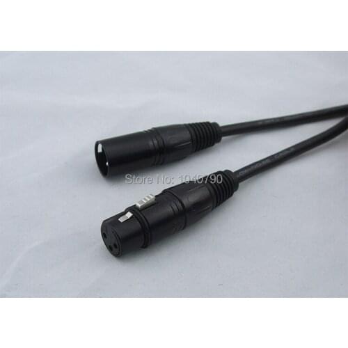 XLR 3Pin black Mic Cable Cord Microphone Audio Male to Female Shielded Phone line Tuning decca nong male female 3M 9.6ft