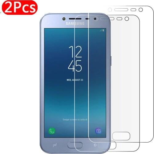 2Pcs Tempered Glass For Samsung Galaxy J2 Pro 2018 Screen Protector 9H 2.5D Phone On Protective Glass For Samsung J2 Pro 2018