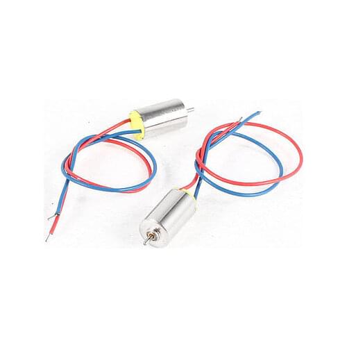 2 Pcs 6mm x 10mm 3000R/Min DC 3V High Torque Mini Micro Vibration Motor 6x10mm