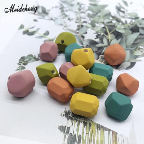 Acrylic DIY Jewelry Making Stone Diamond Cylinder Shape Beads Autumn Winter Color Through Hairpin Headdress Hole Loose Beads