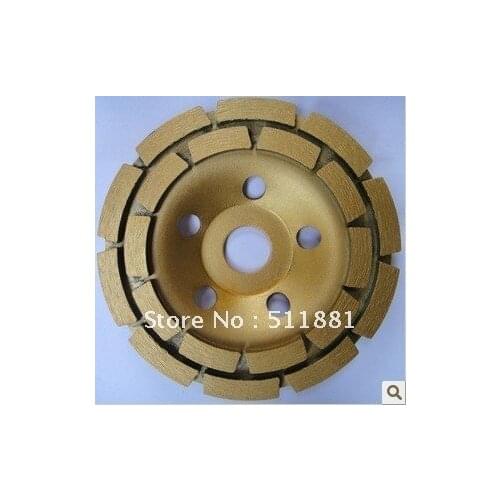 4'' NCCTEC diamond grinding CUP wheel | 100mm Concrete grinding disc | double row disk