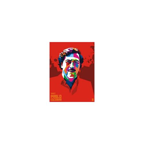 More style Pablo Escobar Character Legend Retro Vintage Art Film Print Silk Poster Home Wall Decor 24x36inch