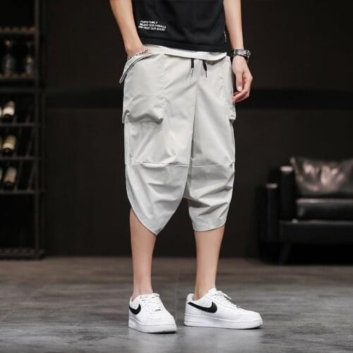 New Mens Cotton Linen Pants Male Summer Breathable Solid Color Loose Linen Trousers Fitness Streetwear Harem Pants Men