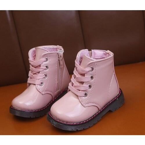 Kids Boots Children Martin Boots Baby Little Medium Boys Girls Boots Fashion Soft Autumn Winter Shoes Water-proof