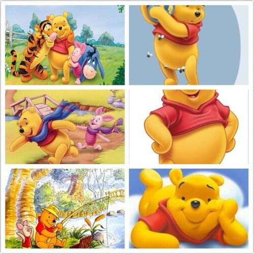Disney Winnie The Pooh Diy 5d Diamond Painting Diamond Embroidery Picture Rhinestone Mosaic Design Picture