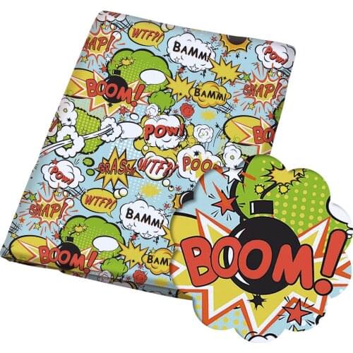 Diy 50*140CM flower pattern Polyester cotton Fabric Patchwor Printed for Tissue Kids Home Textile for Sewing Doll Dress Curtain