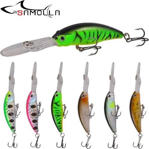 Minnow Fishing Lures 2019 Whopper Crankbait Weights 7g Topwater Lure Saltwater Lures Trolling Lure Isca Artificial Fake Fish