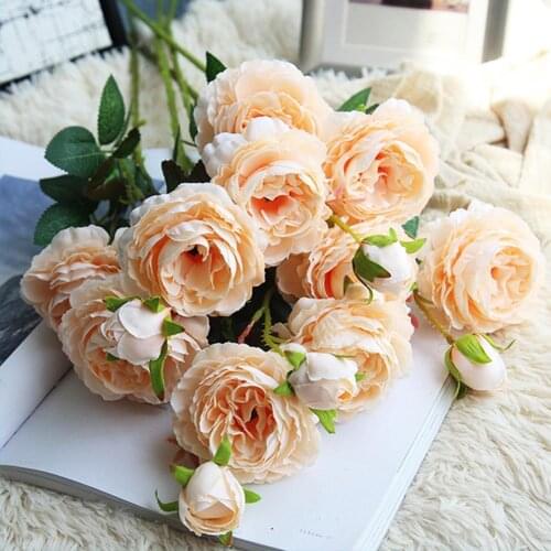 1Pc Artificial Flower Rose Garden DIY Stage Party Home Wedding Holiday Decor