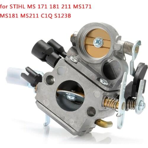 Parts Carburetor For STIHL MS 171 181 211 MS171 MS181 MS211 C1Q S123B 1 Set
