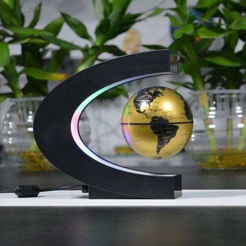 Creative Levitation Magnetic Levitation Globe Lamp Lighting Office Home Decoration Globe Novel Lamp World Map Spherical Lamp