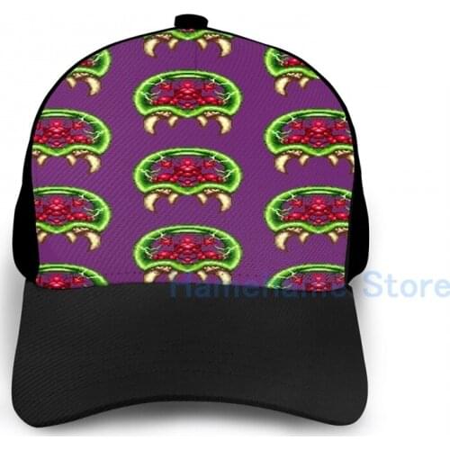 Fashion Super Metroid - Giant Metroid Basketball Cap men women Graphic print black Unisex adult hat