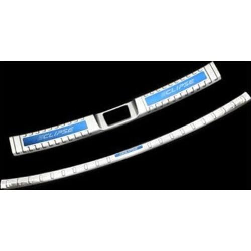 Stainless steel Car Rear Bumper Protector Sill Trunk Tread Plate Trim 2018 for Mitsubishi Eclipse Cross