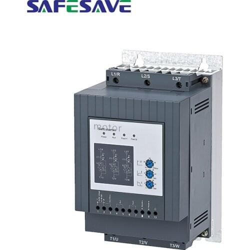 Pump controlling soft starter 220v 0.55kw 3A motor starter with bypass ac contactor 50hz 60hz single phase motor soft start