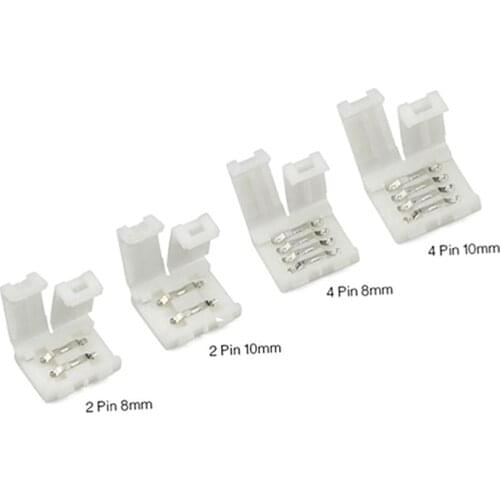 Wholesale 100pcs 2835 3528 5050 SMD LED Strip Light Free Welding Accessories 2pin 4pin 5pin 8mm 10mm 12mm for Single RGB Strip