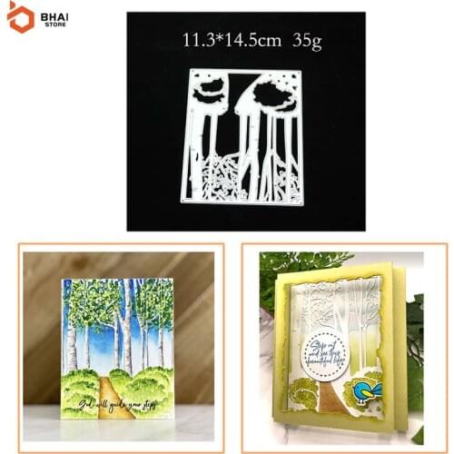 Cutting Dies 2021 New ArrivalForest Path Metal Stencil for DIY Scrapbooking Paper Card Making Embossing Christmas Craft Dies