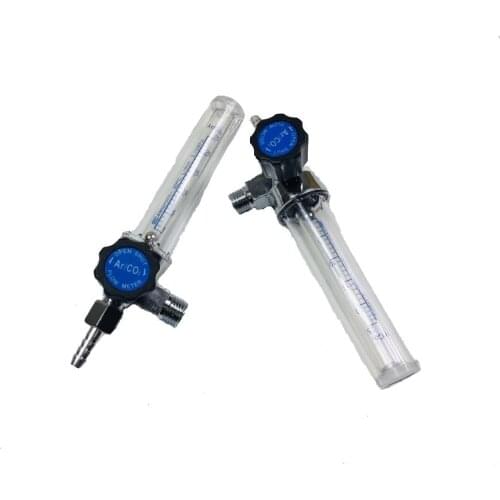 7mm 1/4PT 0.15 MPA Mig Flow Meter Gas Argon AR/CO2 Regulator Welding Weld