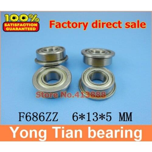 F686 F686-ZZ F686ZZ F686-2Z F686Z zz z 2z DDLF-1360ZZ Flanged Flange Deep Groove Ball Bearings High Quality 6*13*15*5*1.1 mm