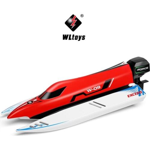WL915 2.4Ghz RC Boat 45km/h High Speed Speedboat Boat 2 Channels Rechargeable Batteries Boat Control Remote Gifts For Kids