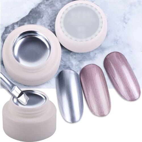 Sparkling Metallic Painting Gel Polish Soak Off Gel Nail Polish Flower Drawing Gold Silver Mirror Glitter UV Gel 5ml