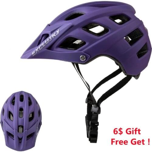 Cycling Helmet In-Mold MTB Mountain Road Bike Helmet Adults BMX Bicycle Cap Accessories 56-61CM Capacete ciclismo With Gift