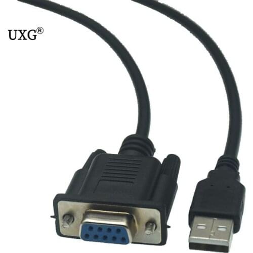 High Quality USB Male To DB9 RS232 COM Female Cable Adapter Converter Supports Win 7/8/10/Pro System