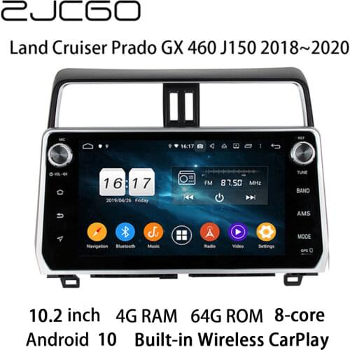 Car Multimedia Player Stereo GPS DVD Radio Navigation NAVI Android Screen Monitor for Toyota Land Cruiser Prado GX 460 J150