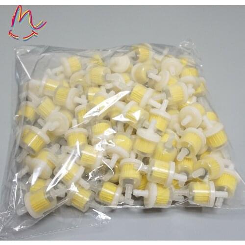 100Pcs/Lot Universal Gas Fuel Filter Oil Filter For Motorcycle Moped Scooter Dirt Bike ATV Go Kart ME3L