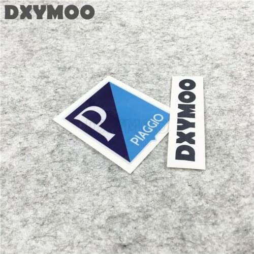 2PCS Car Stickers Piaggio Auto Window Motorcycle Helmet Vinyl Decals 6x6.5cm