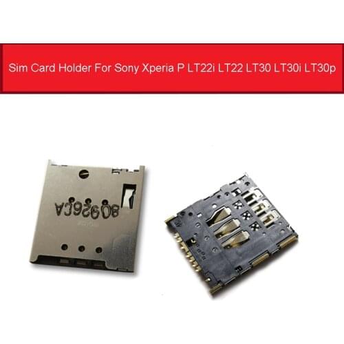 Hot Sale Sim Memory Card Tray Adpter For Sony Xperia P LT22i LT22 LT30 LT30i LT30p Memory Reader SD Card Slot Replacement