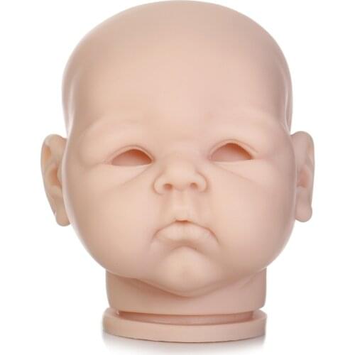 Free Shipping Hotsale Doll Kit Wholesale reborn doll kit 22inch unpainted doll parts Realistic Reborn Baby Juguetes 1719 Kid Toy