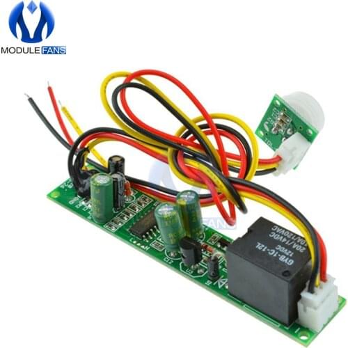 DC 12V 5A Human Sensor Body Module Sensor Module IR Pyroelectric Infrared PIR Motion Detector Board