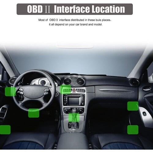 OBD II Cable Diagnostic Adaptor OBD II To Mini USB Cable Adaptor For HUD5.5