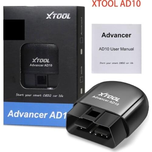 XTOOL AD10 OBD2 EOBD Bluetooth 4.2 BD2 Diagnostic Code Scanner ELM327 Mini Engine Code Reader Work Four Systems For Car Vehicle