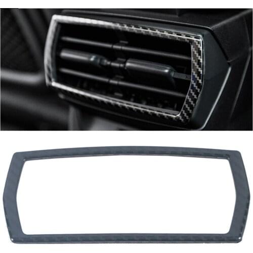 For Audi A3 8Y 2020 2021 2022 Stainless Steel Interior Rear Air Condition AC Vent 1pcs Car Styling Car Accessories LHD