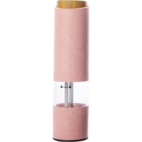 Electric Salt&Pepper Grinder,Portable Pepper Mill,Adjustable Ceramic Coarseness Grinder,for Himalayan Salt,Peppercorns