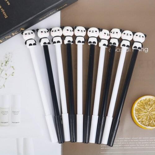 Hot sale 5Pcs/Set Chinese Panda Cartoon Gel Pen Cute Magic Pens Kawaii Students Gel Pens