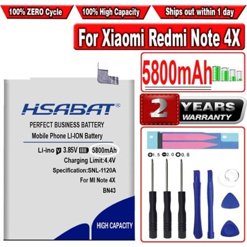 HSABAT Xiaomi Redmi 4X Phone Batteries