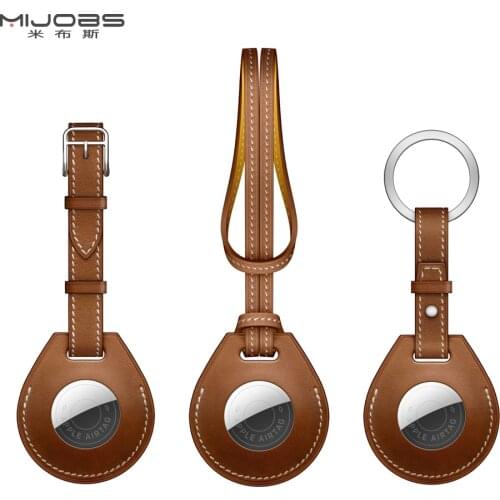 Leather Protector Cover For AirTags Shockproof Anti-Scratch Anti-Fall Sleeve Protective Case Shell For Air Tags