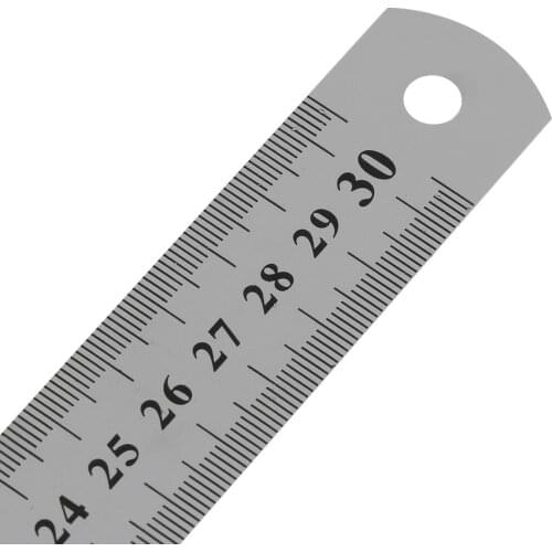 Sewing Foot Sewing 30cm Stainless Steel Metal Straight Ruler Ruler Tool Precision Double Sided Measuring Tool