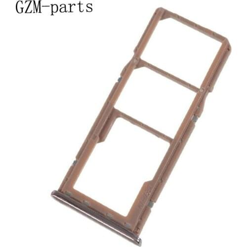 GZM-parts 1 Piece Sim Card Tray SD Reader Holder For Samsung A7 2018 A750 A750F SIM Card Tray Slot Holder Replacement Part