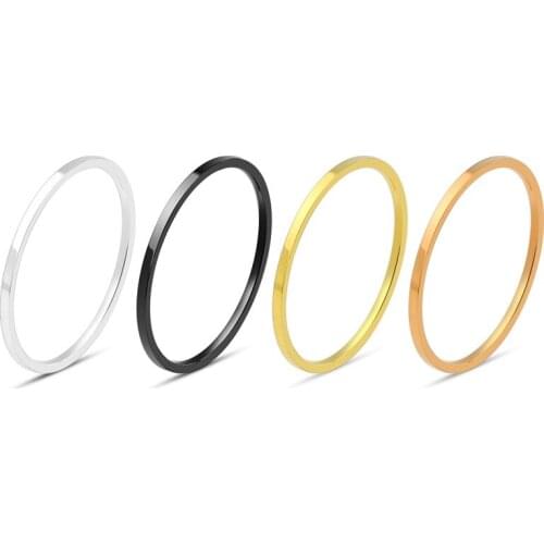 Fashion 4 Colors Knuckle Rings Korean Jewelry bangtan boys Trendy Ring Accessories for Women Men Multi Sizes Simple Design