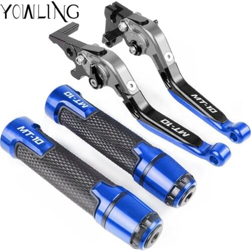 Motorcycle Accessories Brake Clutch Levers Handlebar Hand Grips ends For YAMAHA MT-10 MT10 2015 2016 2017 2018 2019 2020 2021