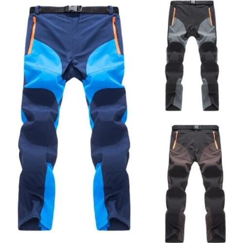 2021 Mens Summer Quick Dry Hiking Pants Men Outdoor Sports Breathable Trekking thin Trousers Spring Mens fishing Climbing Pant