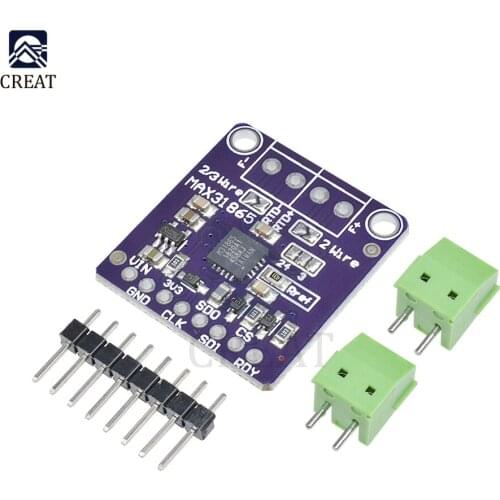 MAX31865 PT100-PT1000 RTD to Digital Converter Temperature Thermocouple Sensor Amplifier Board Module for Arduino R3 3.3V 5V