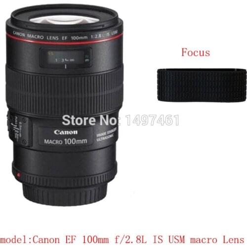 Lens Focus Rubber Ring/Rubber Grip Repair Succedaneum For Canon EF 100mm f/2.8L IS USM macro lens
