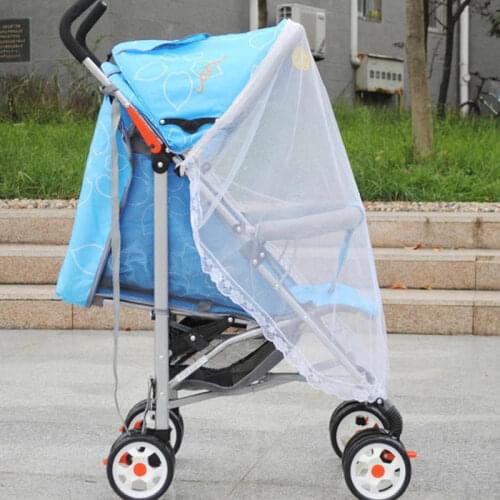 Stroller Pushchair Pram Mosquito Fly Insect Net Mesh Buggy Cover for Baby Infant Cover Netting Safe