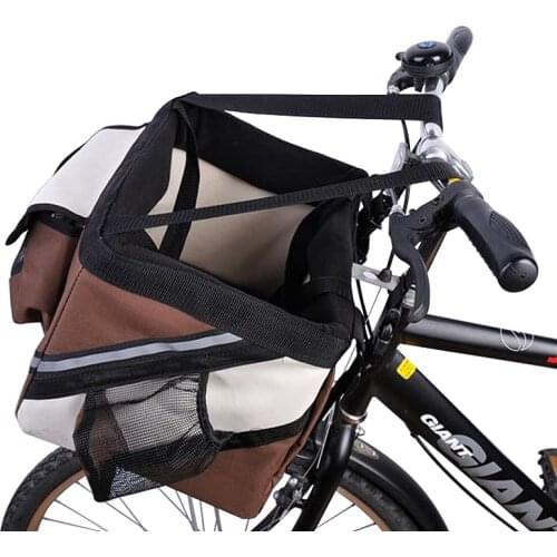 Pet Carrier Bag Dog Seat Basket Safe Carry Cat Puppy Bag Dog Bike Seat Pet Products