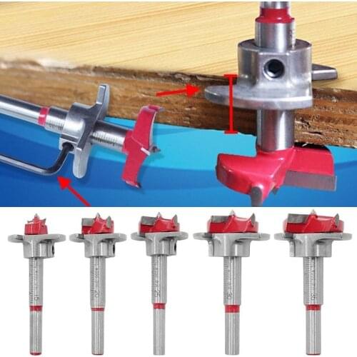 15-35mm Carbon Steel Boring Drill Bits Woodworking Self Centering Hole Saw Tungsten Carbide Wood Cutter Power Tools